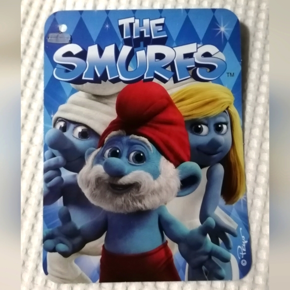 🔥SALE🔥 Smurfs Smurfette "My Heart Smurfed A Beat" Girls Tee NWT Sizes 4, 6, 6X - Picture 5 of 5